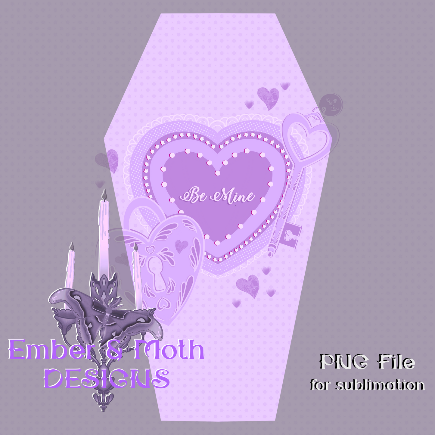 I Love You Forever seamless & PNGs