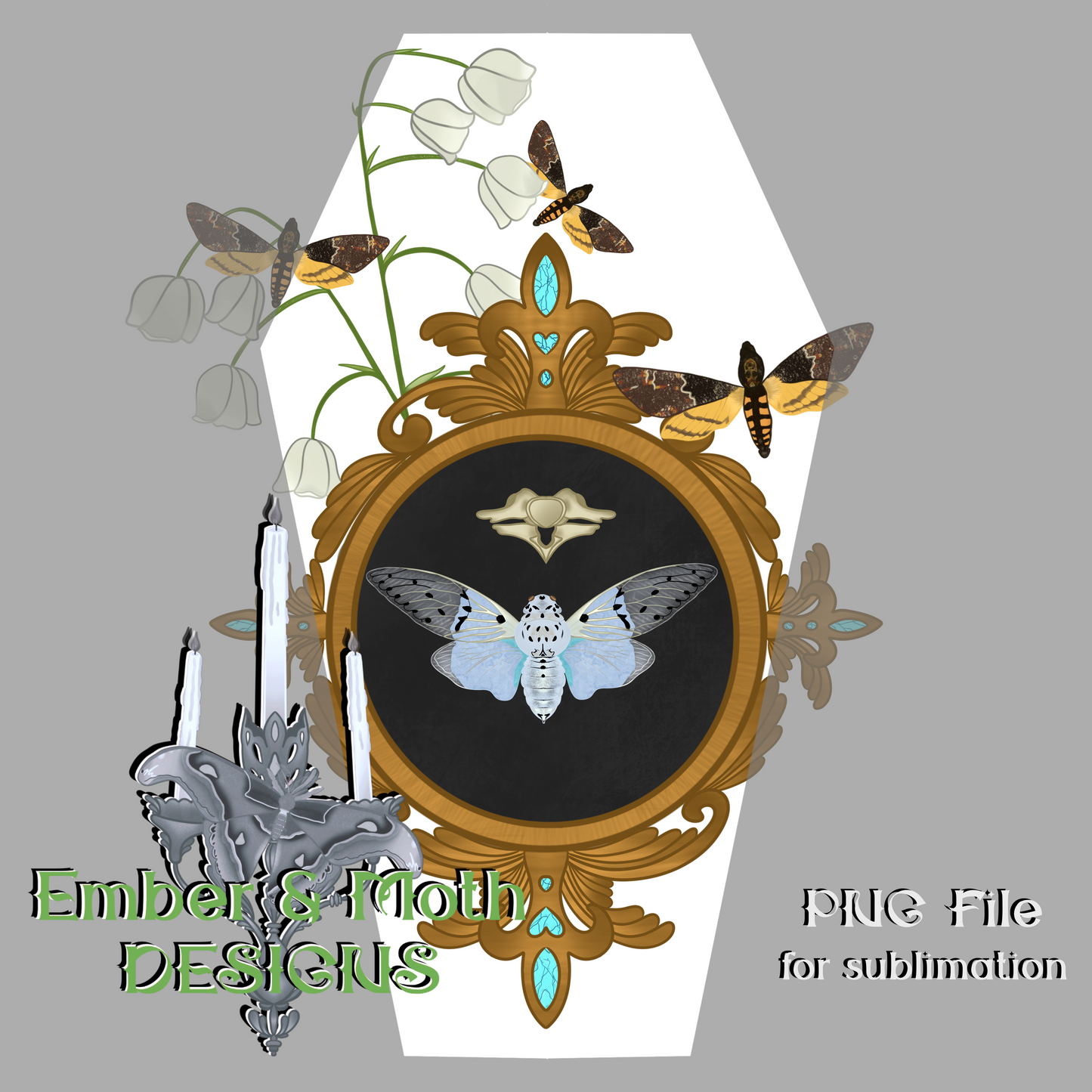 Fae Collector Into the Portal seamless & PNG