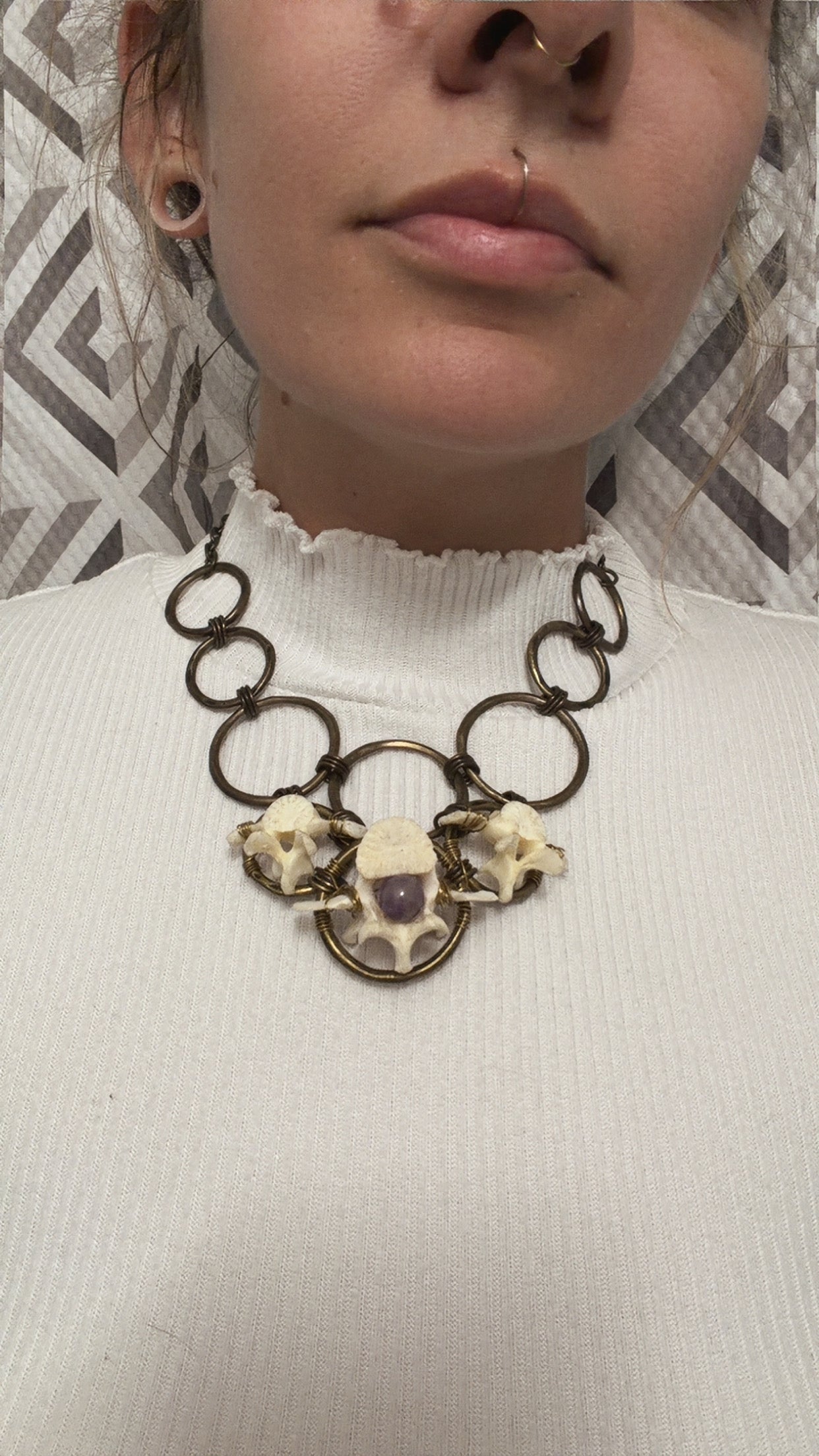 Trinity Nocturn Chainmail Necklace