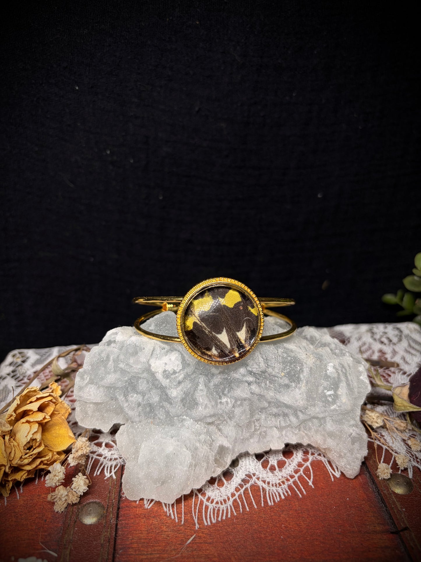 Real Butterfly Wing cuff ethereal