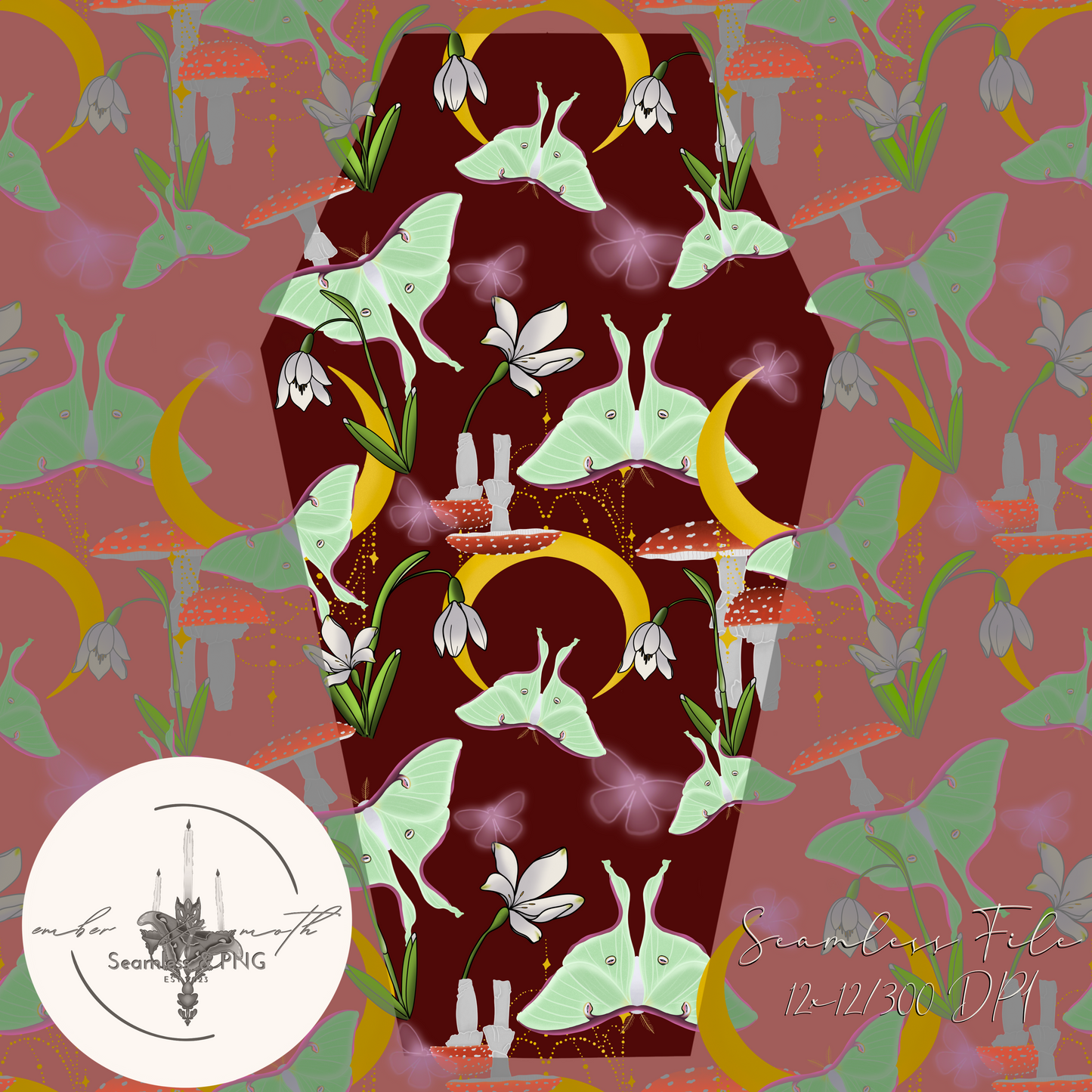 Luna Dreams seamless files witchez collection