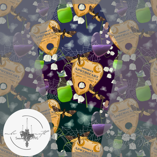 Goodbye Apothecary seamless files witchez collection