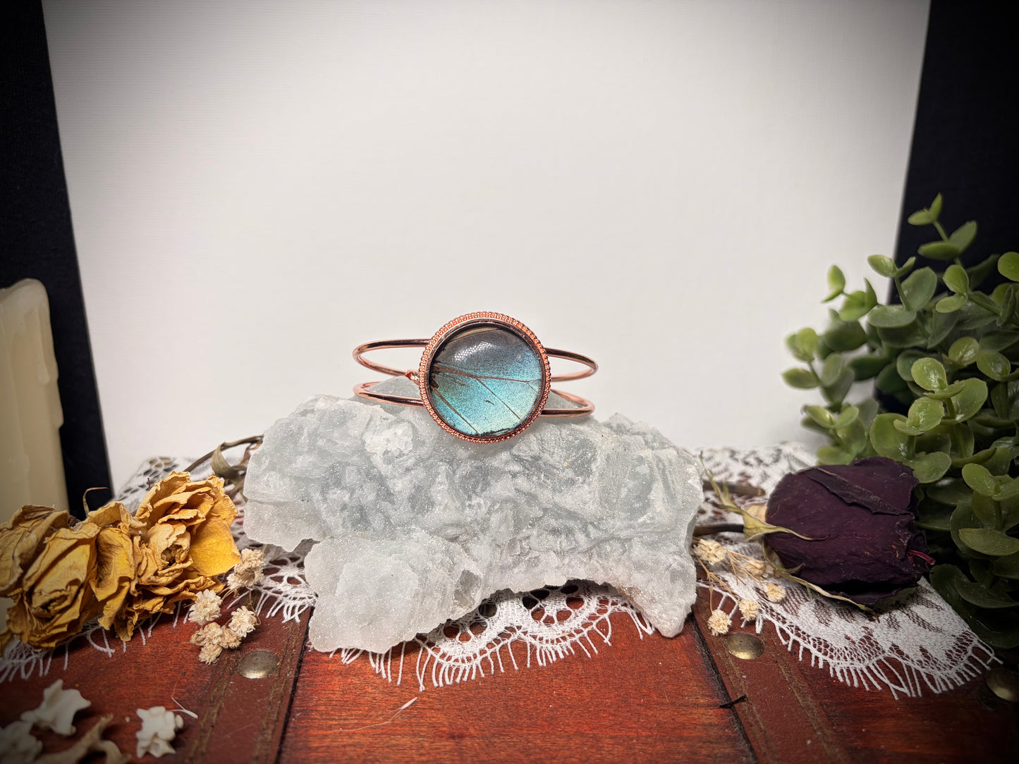 Real Butterfly Wing cuff ethereal