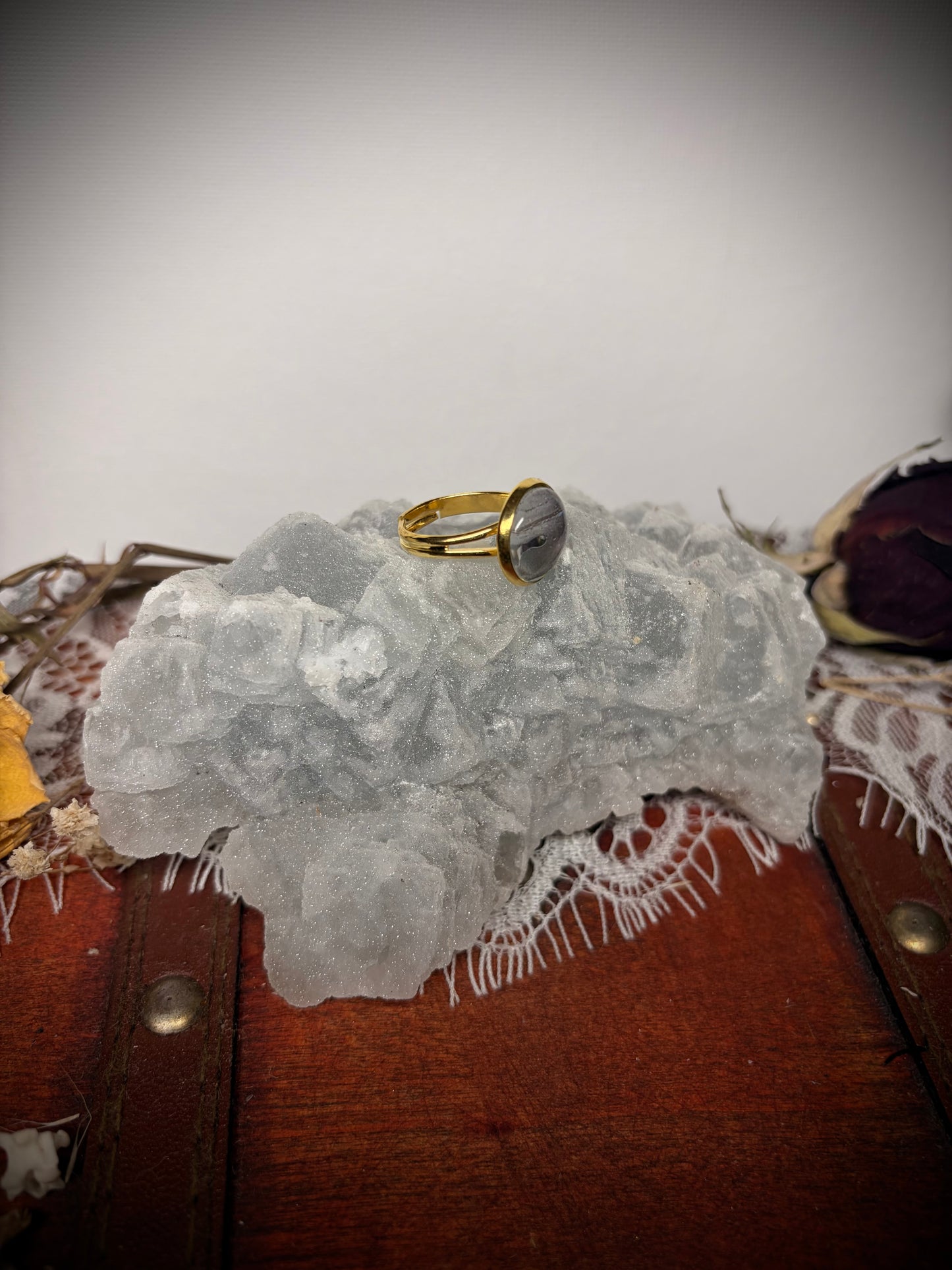 Real Butterfly Wing ring ethereal EMR