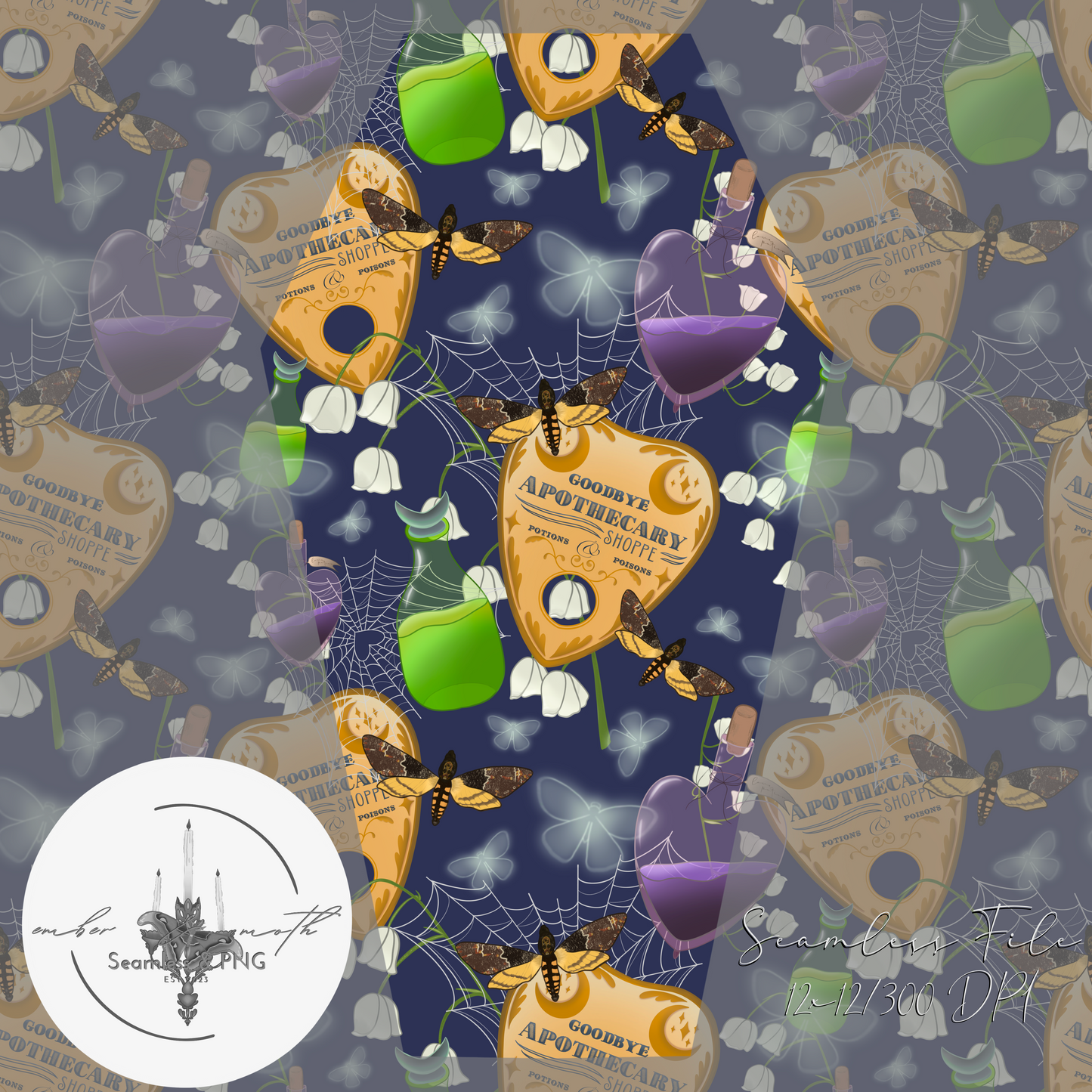 Goodbye Apothecary seamless files witchez collection