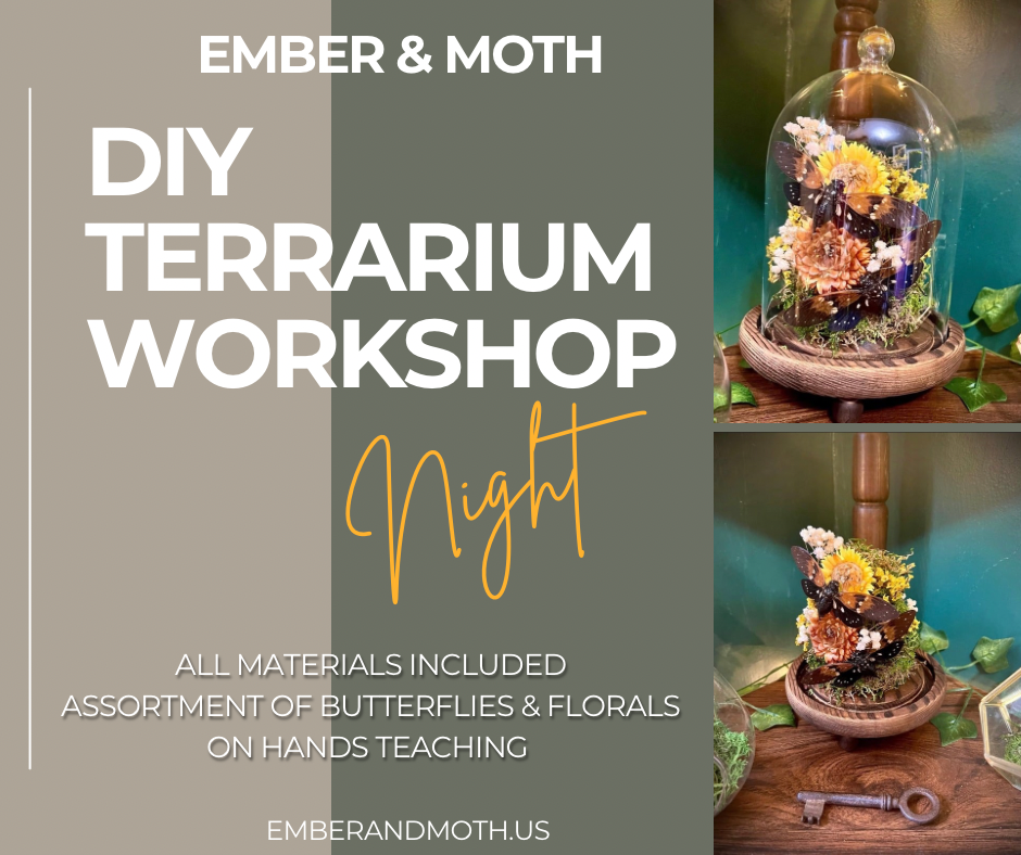 DIY Butterfly & Floral Terrarium Workshop