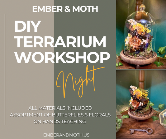 DIY Butterfly & Floral Terrarium Workshop