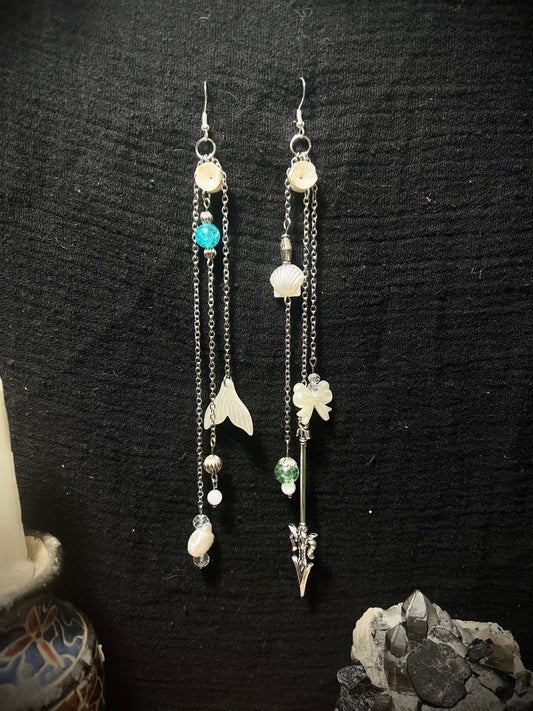 Song of the Sea earrings ethereal dangles VEE FHC