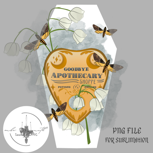 Goodbye Apothecary PNG seamless file witchez collection