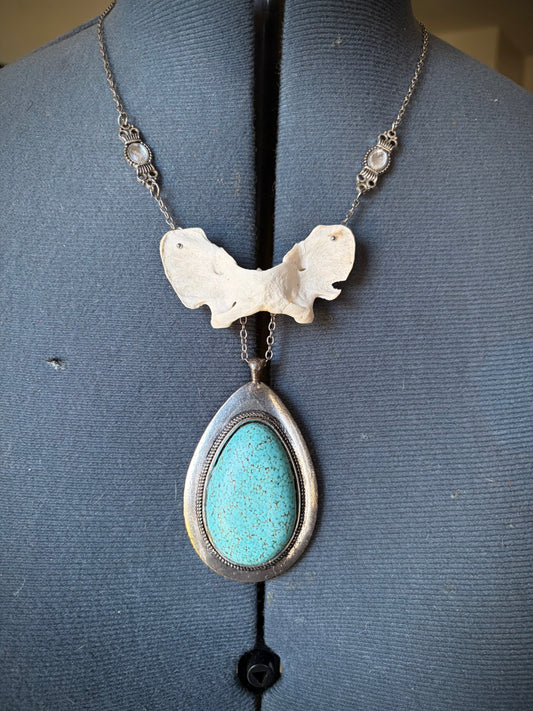 The Turquoise Reliquary Necklace