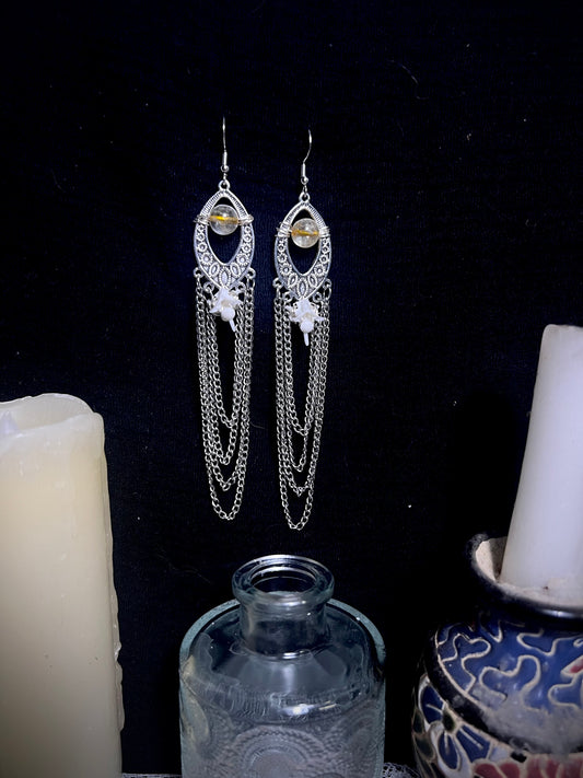 The Mourning Parlor MPC dangles Ethereal earrings