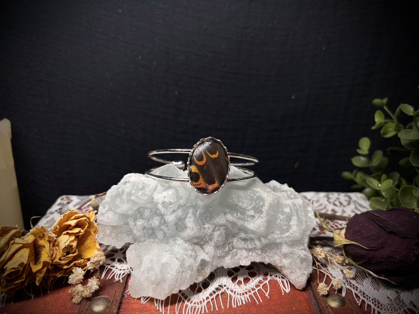 Real Butterfly Wing cuff ethereal