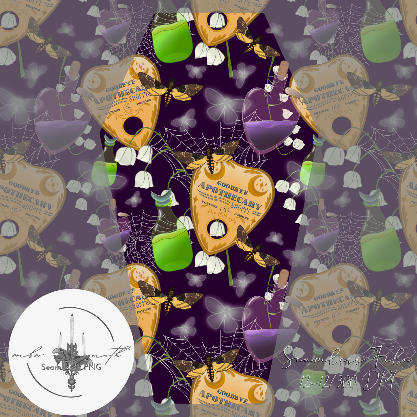Goodbye Apothecary seamless files witchez collection