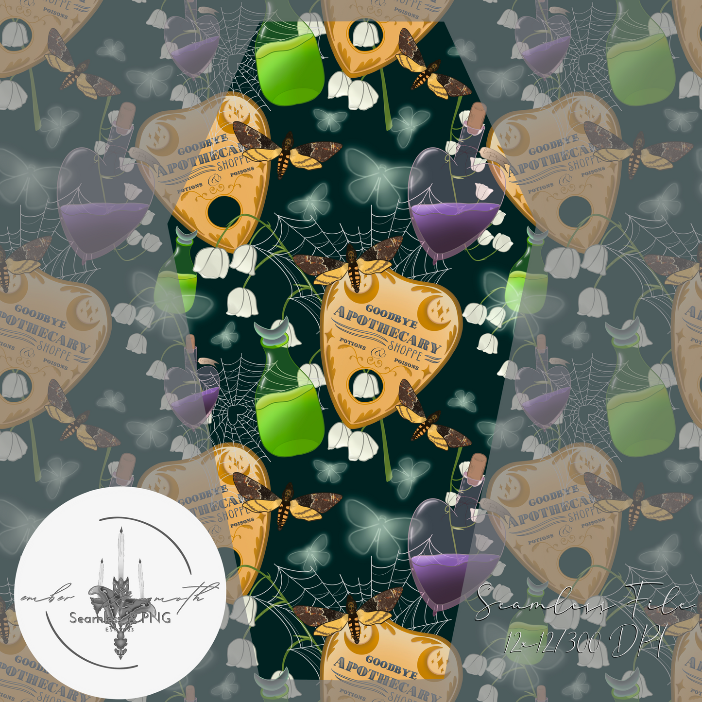 Goodbye Apothecary seamless files witchez collection