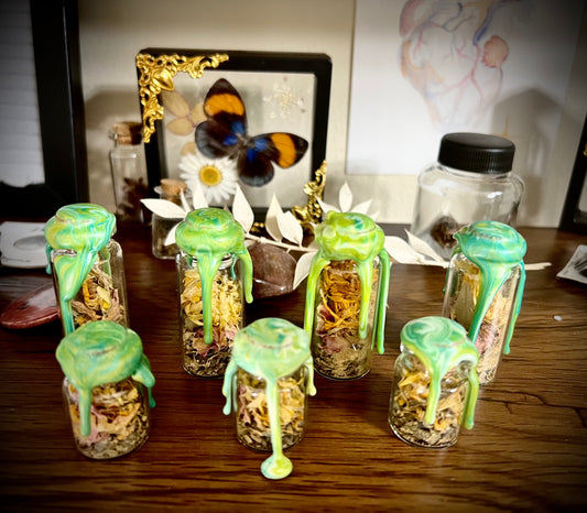 Healing & Protection Potion Bottle Alter Piece